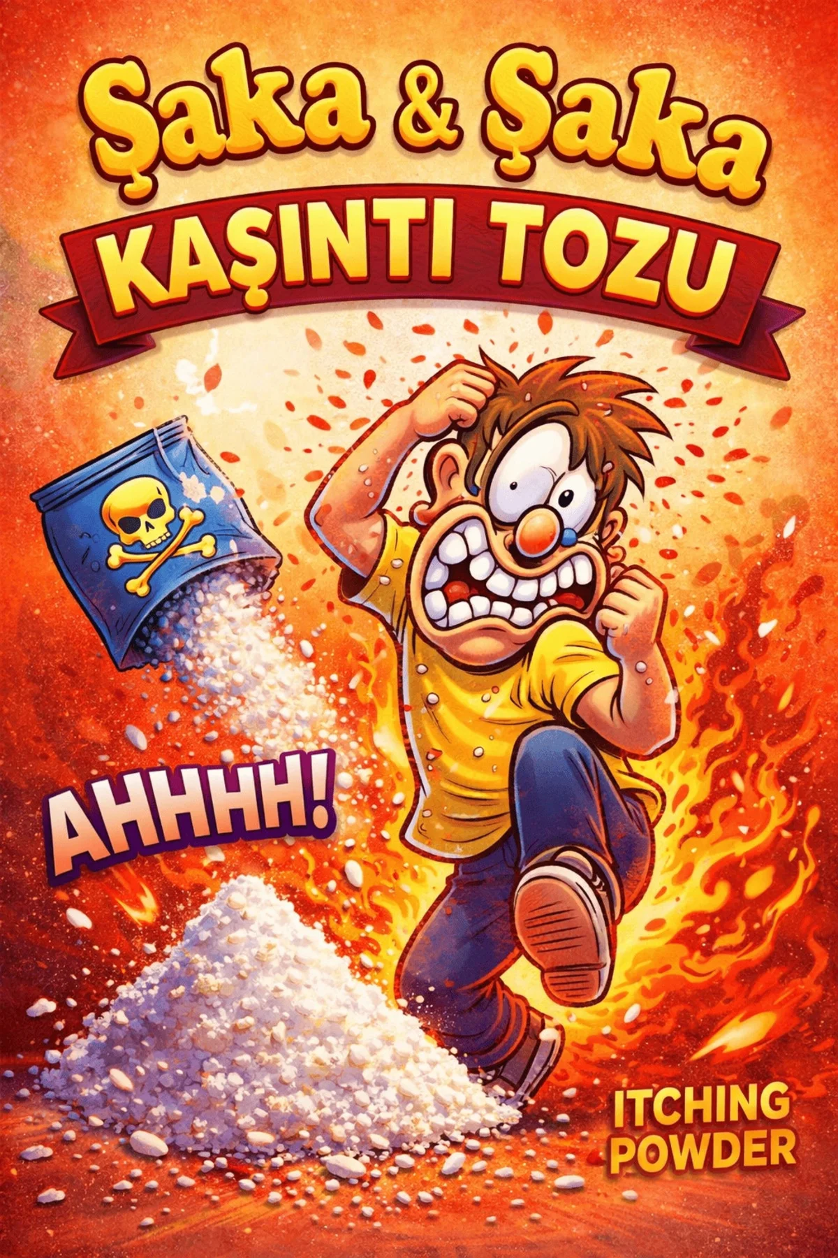 5 Adet Tozu Şaka Tozu Eğlence Şaka Amaçlı Toz - Görsel 3
