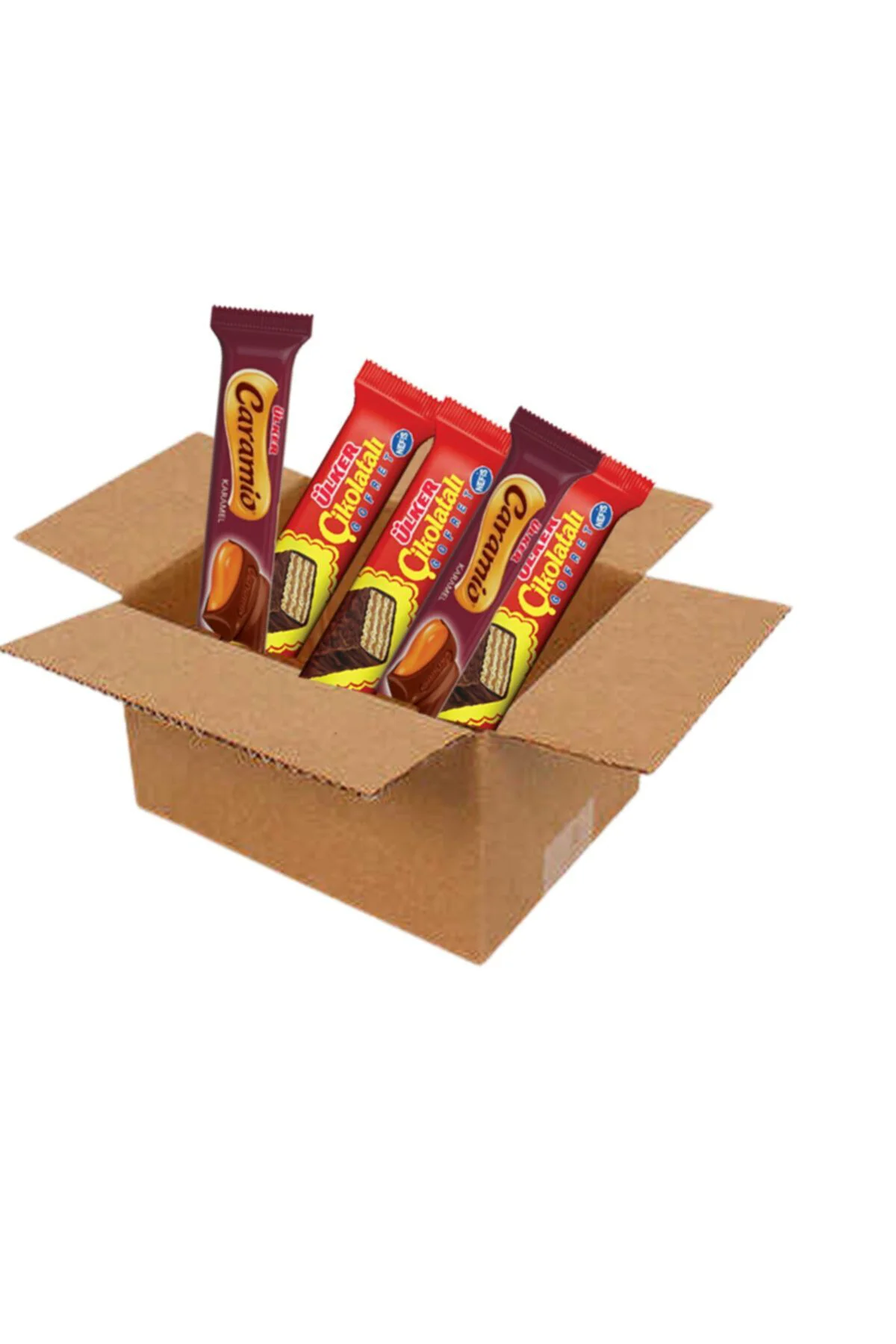 5 Adet Ülker Caramio Çikolata Ve 5 Adet Ülker Çikolatalı Gofret -