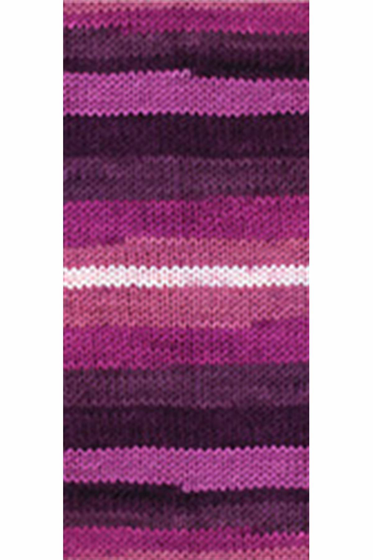 Just Cheap Store 5 Adet Vega Stripe Premium Akrilik El Örgü İpi Yünü No: 82413