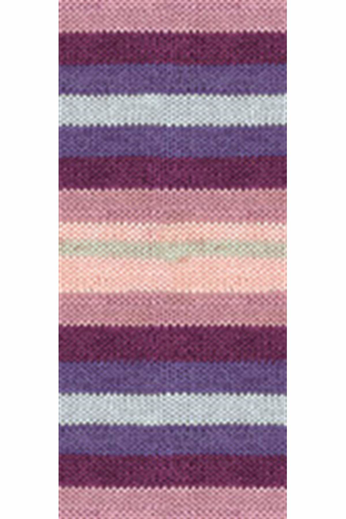 Just Cheap Store 5 Adet Vega Stripe Premium Akrilik El Örgü İpi Yünü No: 82415