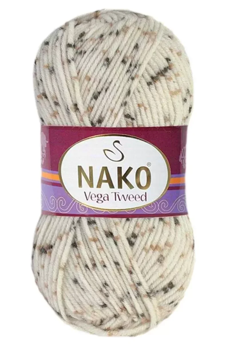 5 Adet Vega Tweed Premium Akrilik El Örgü İpi Yünü No: 35017 5 Adet Vega Tweed Premium Akrilik El Örgü İpi Yünü No: 35017