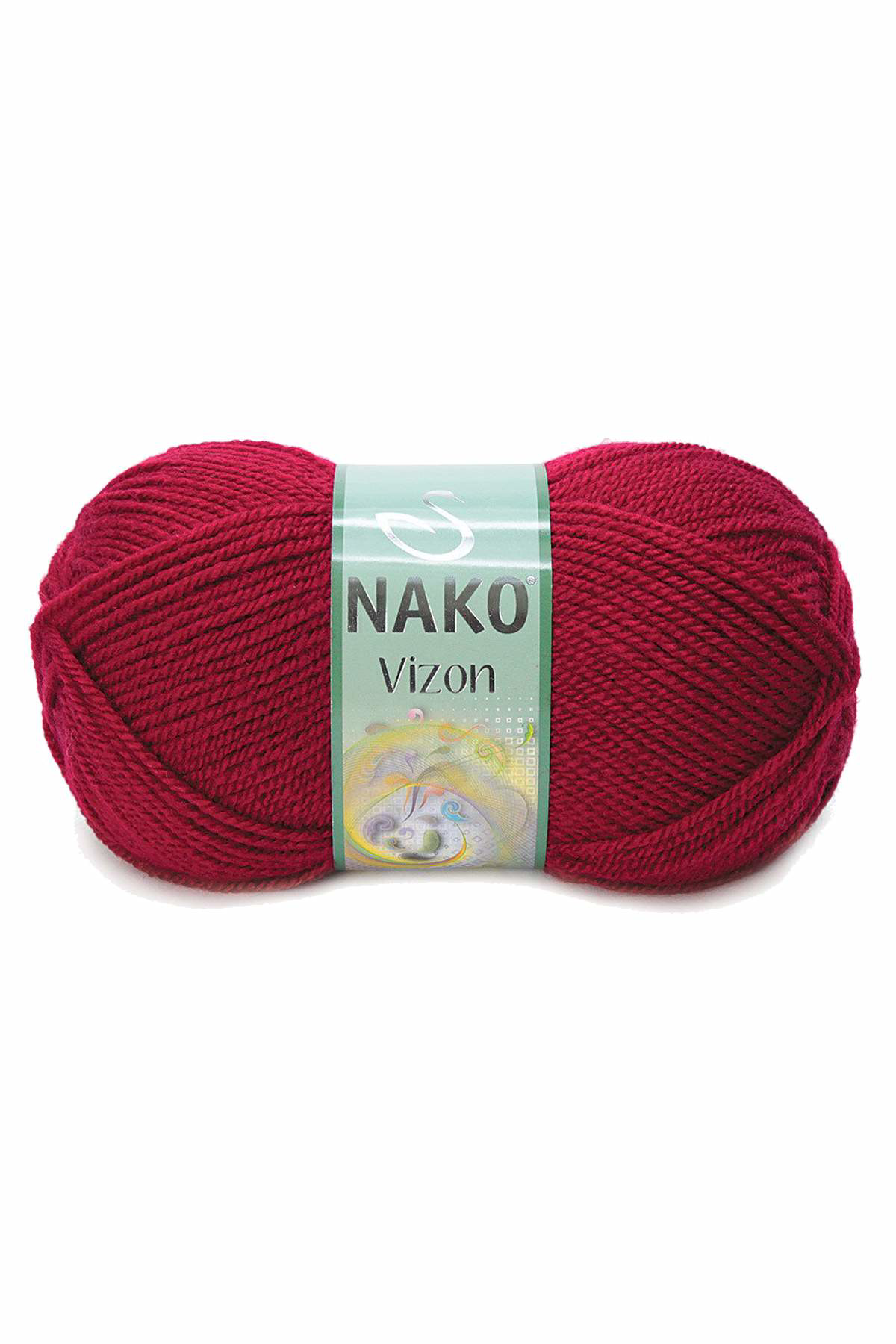 Just Cheap Store 5 Adet Vizon Premium Akrilik El Örgü İpi Yünü Renk No:3630 Vişne 