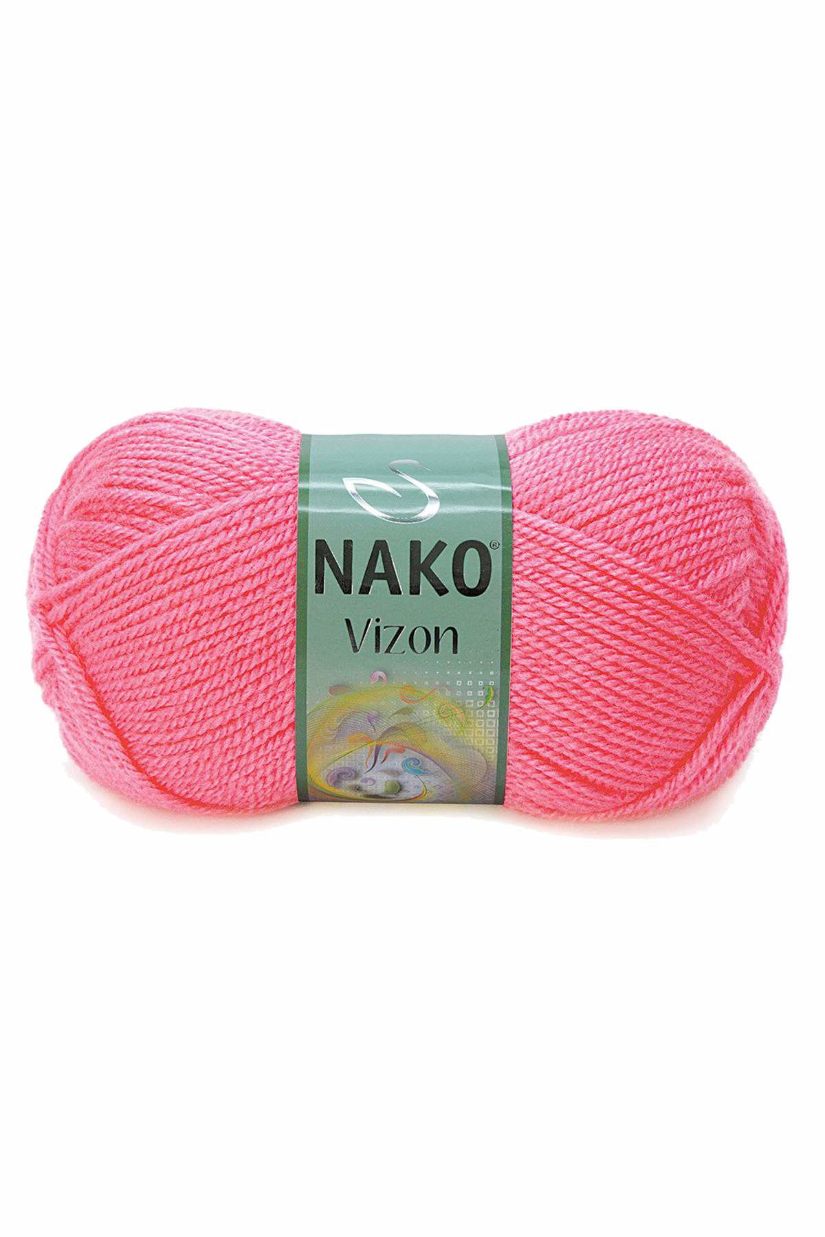 Just Cheap Store 5 Adet Vizon Premium Akrilik El Örgü İpi Yünü Renk No:236 Gül Pem