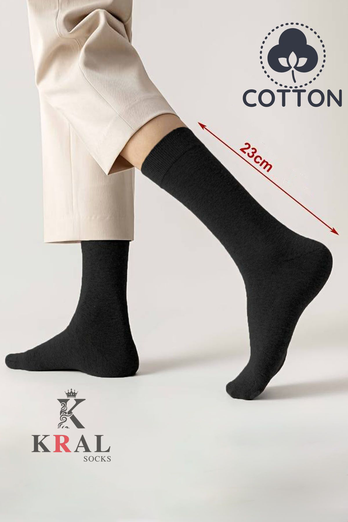 Kral Socks 5 Adet Yazlik Penye Erkek Orta Uzun Çorap Parfümlü