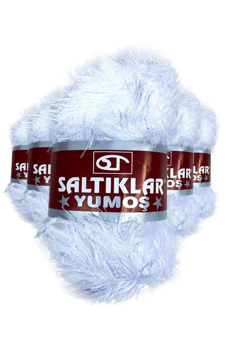 5 Adet Yumoş Sakallı El Örgü İpi - %100 Polyester Amigurumi ve Örgü İpliği
