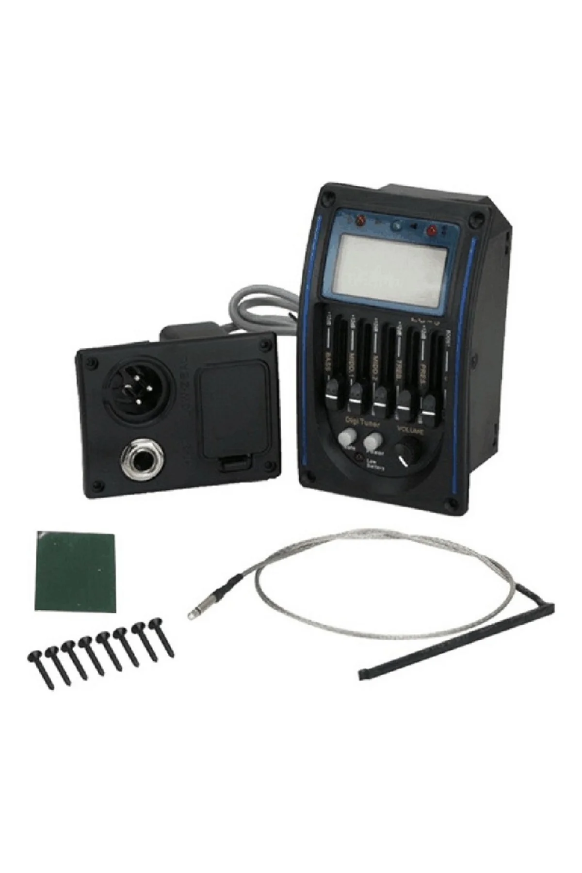 5-Bant Lc5 Ekolayzır Gitar Eşikaltılı LCD Ekranlı