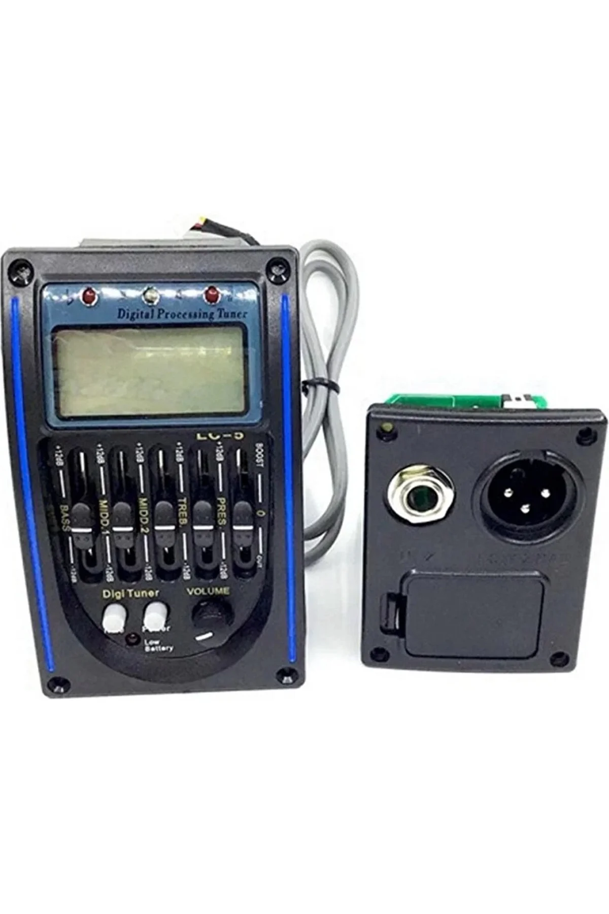 5-Bant Lc5 Ekolayzır Gitar Eşikaltılı LCD Ekranlı