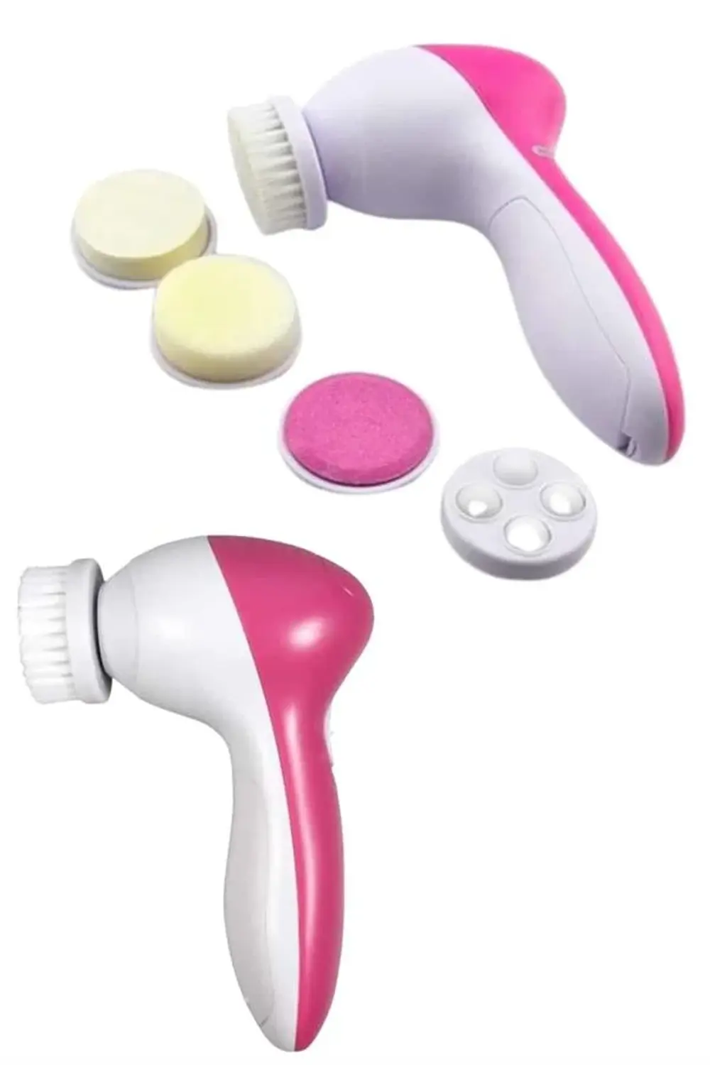 5 Başlıklı Cilt Temizleme Cihazı Ultra Kaliteli Yumuşak Kırşıklık