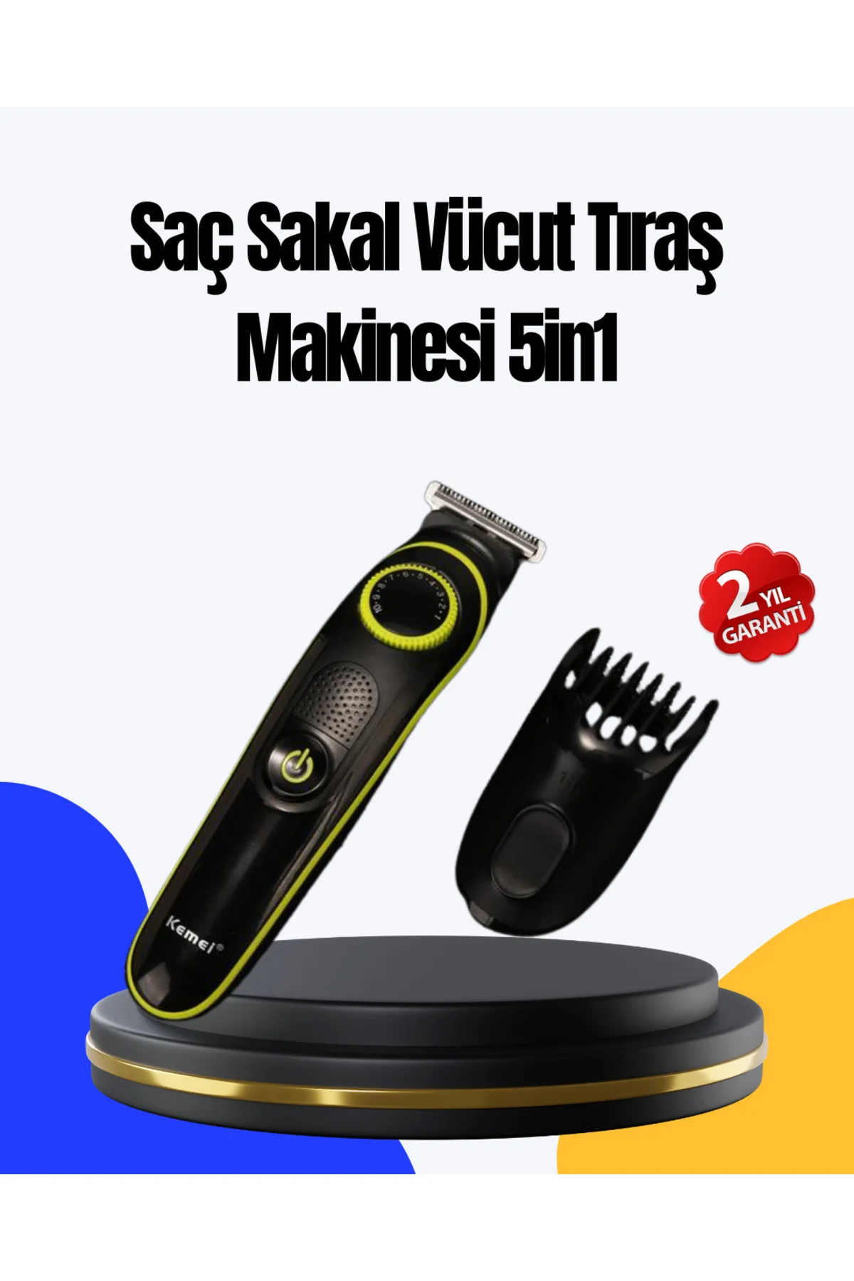 5 Başlıklı Çok Fonksiyonlu Saç Kesme Ve Sakal Düzeltme Makinesi Erkek Bakım Aleti 5 Başlıklı Çok Fonksiyonlu Saç Kesme Ve Sakal Düzeltme Makinesi Erkek Bakım Aleti