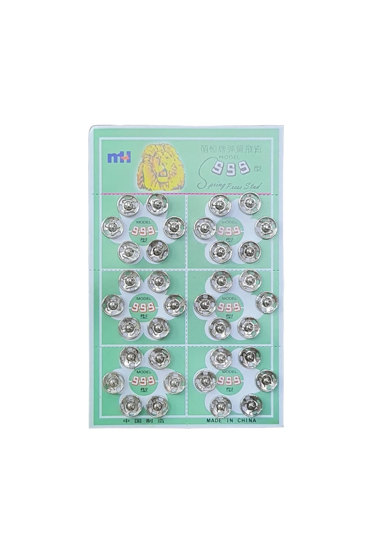 5 Boy Metal, Dikmeli Çıtçıt Düğme Seti. 8mm/10mm/12mm/14mm/16mm