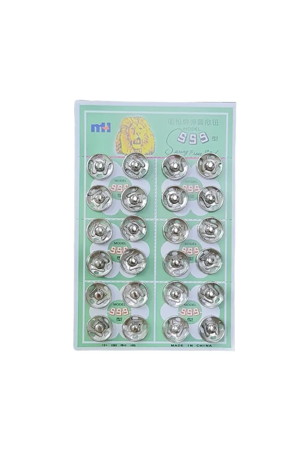5 Boy Metal, Dikmeli Çıtçıt Düğme Seti. 8mm/10mm/12mm/14mm/16mm