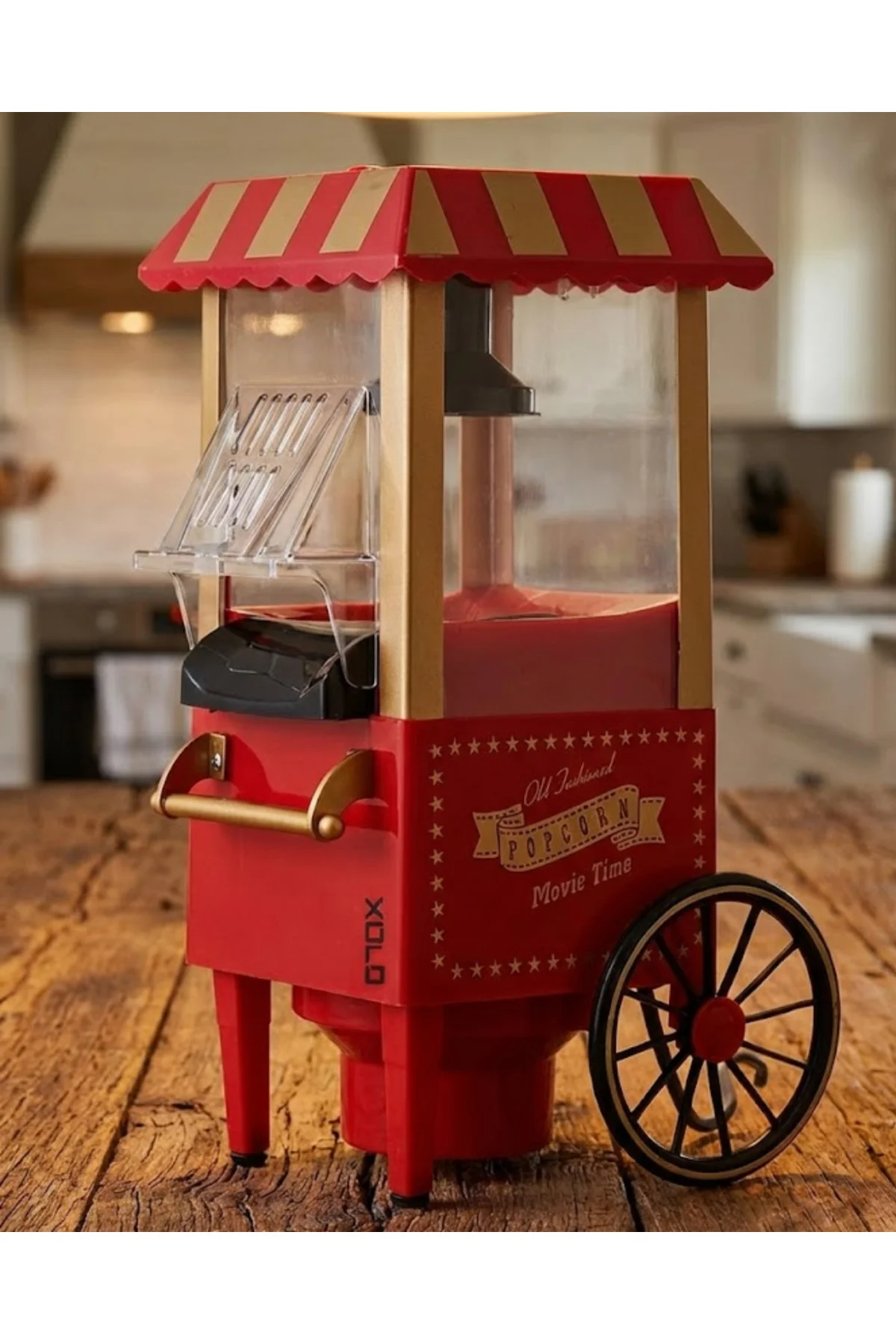 5 Dakikada Popcorn Hazırlayan Yağsız Patlatma Makinesi