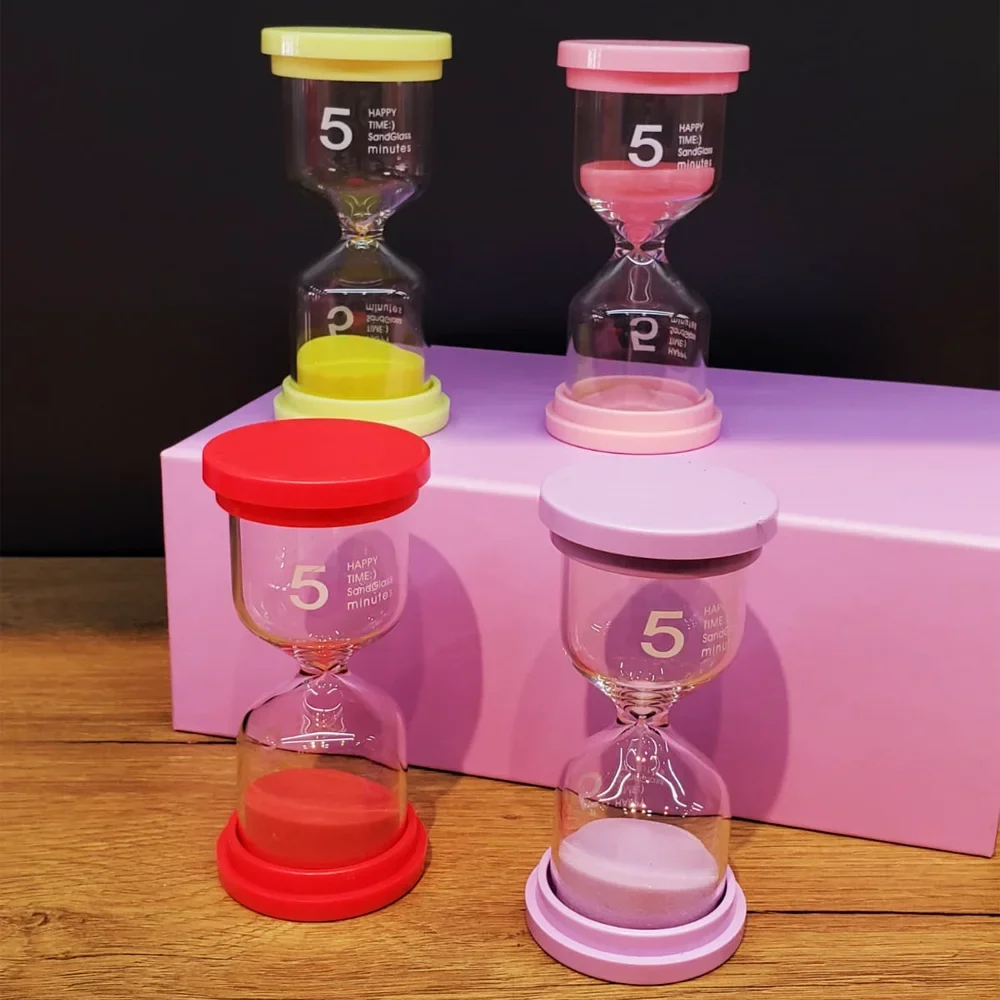 5 Dakikalık Kum Saati Masa ve Zaman Takip Aksesuarı