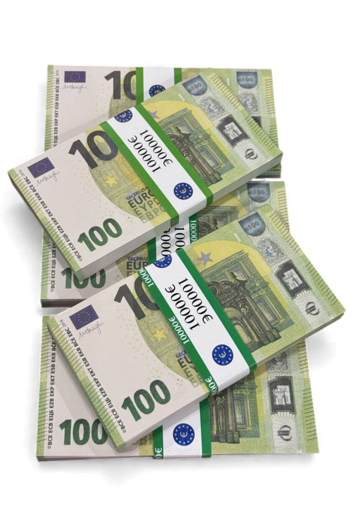 5 Deste 100 EURO Eğlencelik ve Dekoratif Para – Film Sahnesi, Düğ