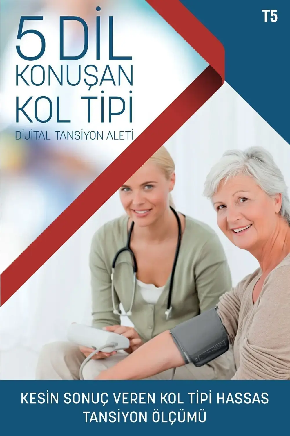 5 Dil Konuşan Tansiyon Aleti Almanca Ingilizce Rusşa Türkçe Arapç