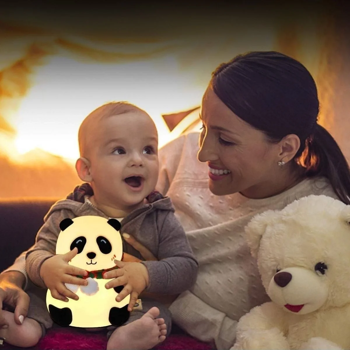 5 Farklı Renk Modlu Panda Figürlü Pofuduk Led Gece Lambası–yumuşak Dokulu Çocuk Odası Ve Dekoratif Şarjlı Ortam Işığı Bx40 5 Farklı Renk Modlu Panda Figürlü Pofuduk Led Gece Lambası–yumuşak Dokulu Çocuk Odası Ve Dekoratif Şarjlı Ortam Işığı Bx40