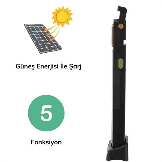 5 Fonksiyonlu Güneş Enerjisi İle Şarj Olabilen 48 Ledli Işıldak,aydınlatma Pr-3838 Bx40 Fiyatı, Yorumları ve Özellikleri