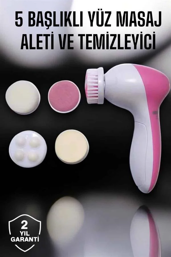 5 Fonksiyonlu Kablosuz Yüz Temizleme Cihazı İle Derinlemesine Cilt Bakımı - Lisinya