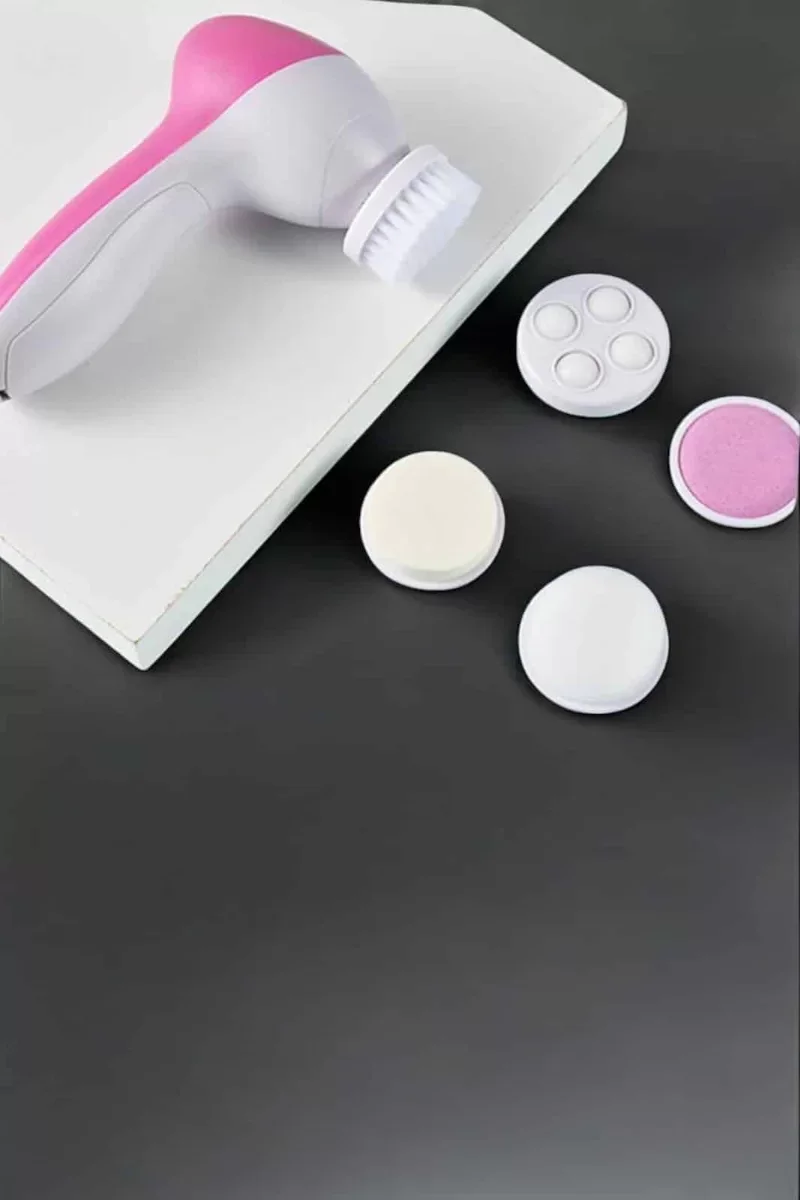 5 Fonksiyonlu Kablosuz Yüz Temizleme Cihazı - Derinlemesine Cilt Bakımı, Masaj & Peeling