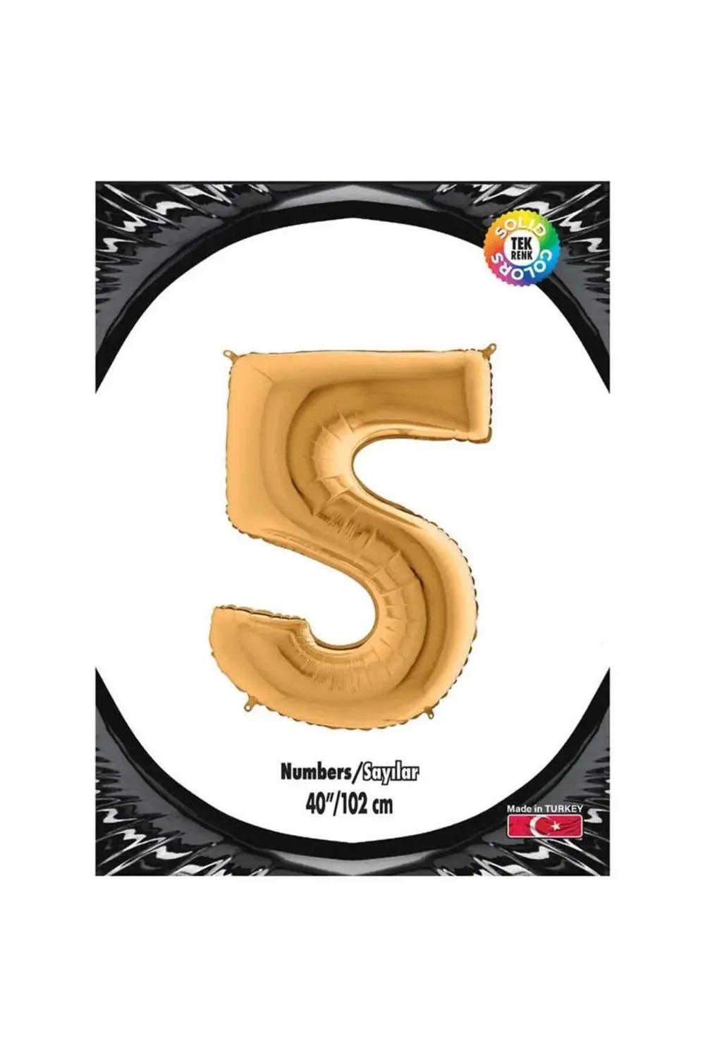 5 Gold 40 Inch Folyo Balon Kika 088