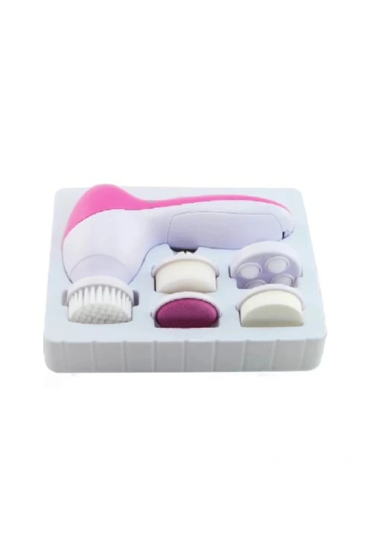 5 İn 1 Pilli Yüz Temizleme,masaj Ve Peeling Fırça Seti