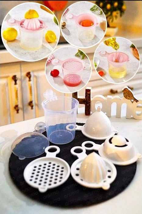 5 İn 1 Süzgeç - Huni - Limon Sıkacağı - Yumurta Akı Ayırıcı Hazneli Mutfak Aparatı Diğer 5 İn 1 Süzgeç - Huni - Limon Sıkacağı - Yumurta Akı Ayırıcı Hazneli Mutfak Aparatı Diğer Fiyatı, Yorumları ve Özellikleri