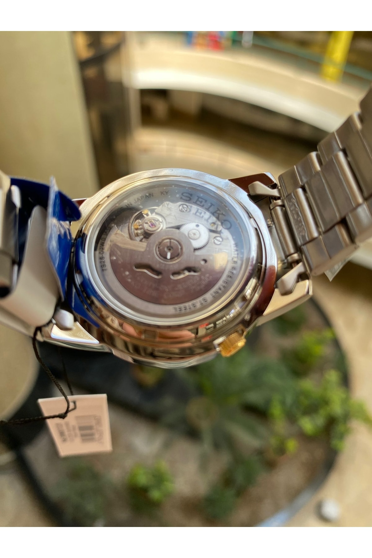 5 Japan Snkk17j1 39 Mm Gri Otomatik Çelik Erkek Kol Saati