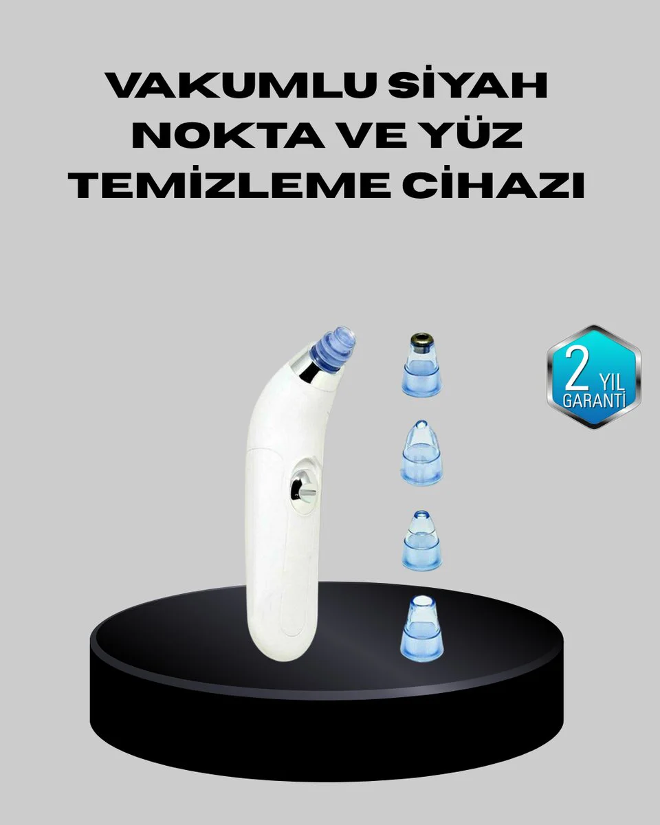 5 Kademeli Vakumlu Gözenek Temizleyici – Su Geçirmez Siyah Nokta Cihazı