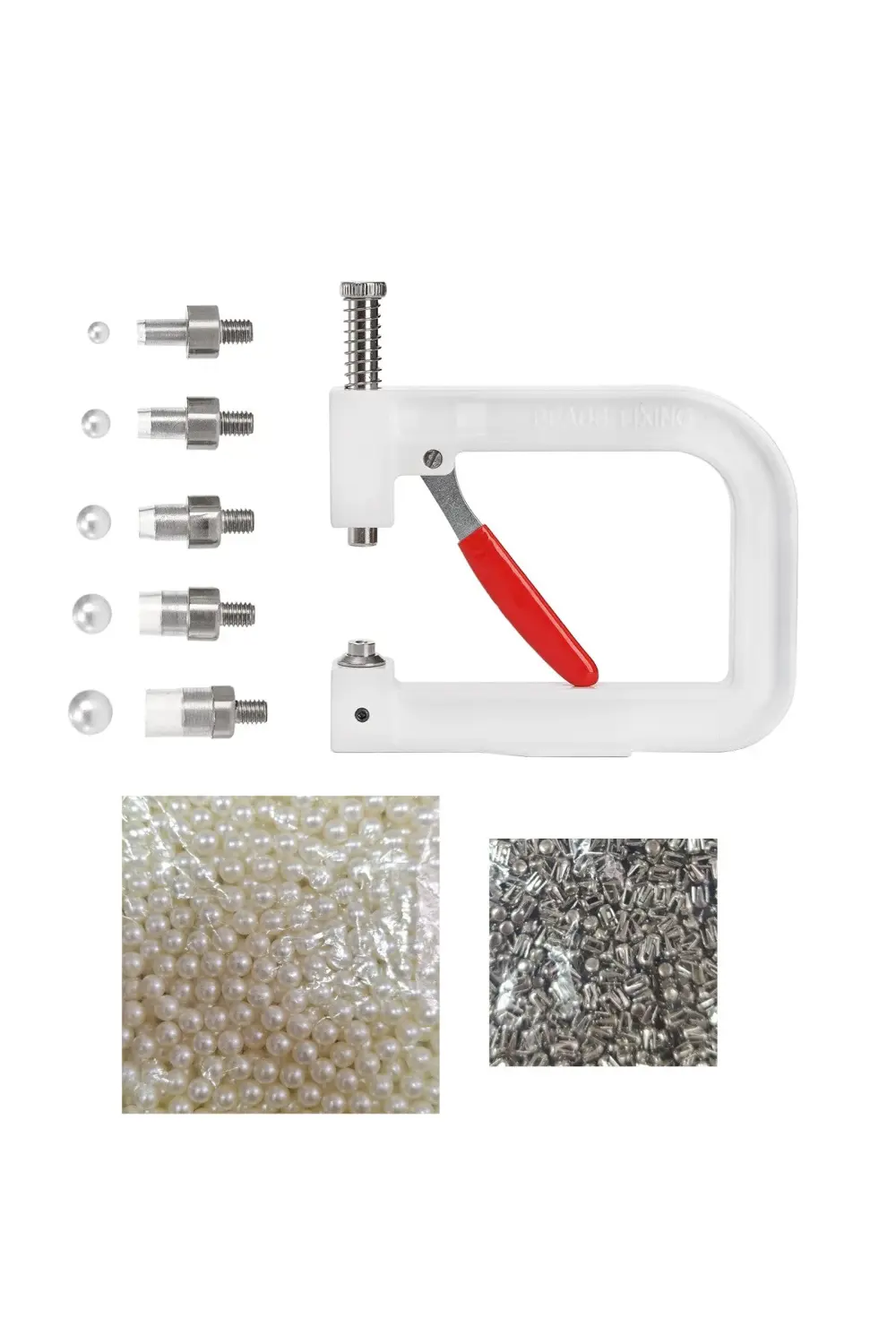 5 Kalıplı, ve 100 gr. Çakma İncili Manuel İnci Çakma Makinesi, İn