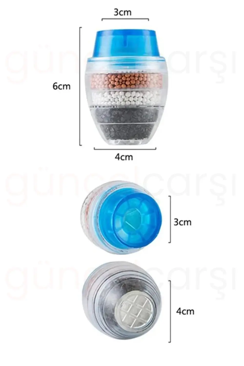 5 Katmanlı Aktif Karbon Su Arıtma Aparatı, aktif karbon filtrasyo