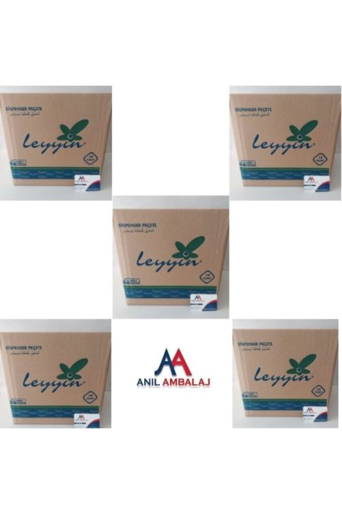 Anil Ambalaj 5 Koli Dispanser Peçete 18X5 80 Paket