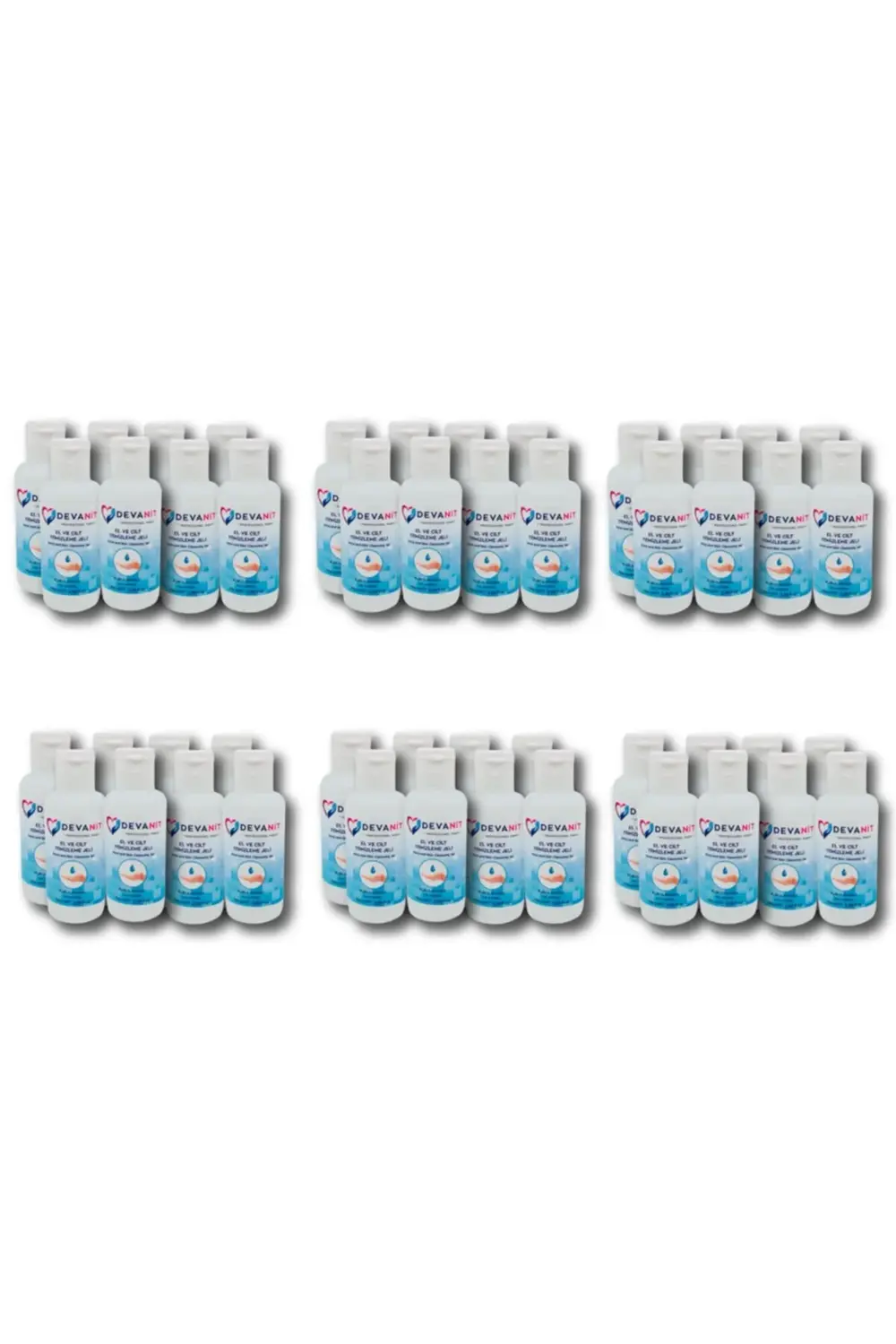 5 Koli(240 Adet) 100 Ml Devanit Dezenfektan-el Temizleme Jeli