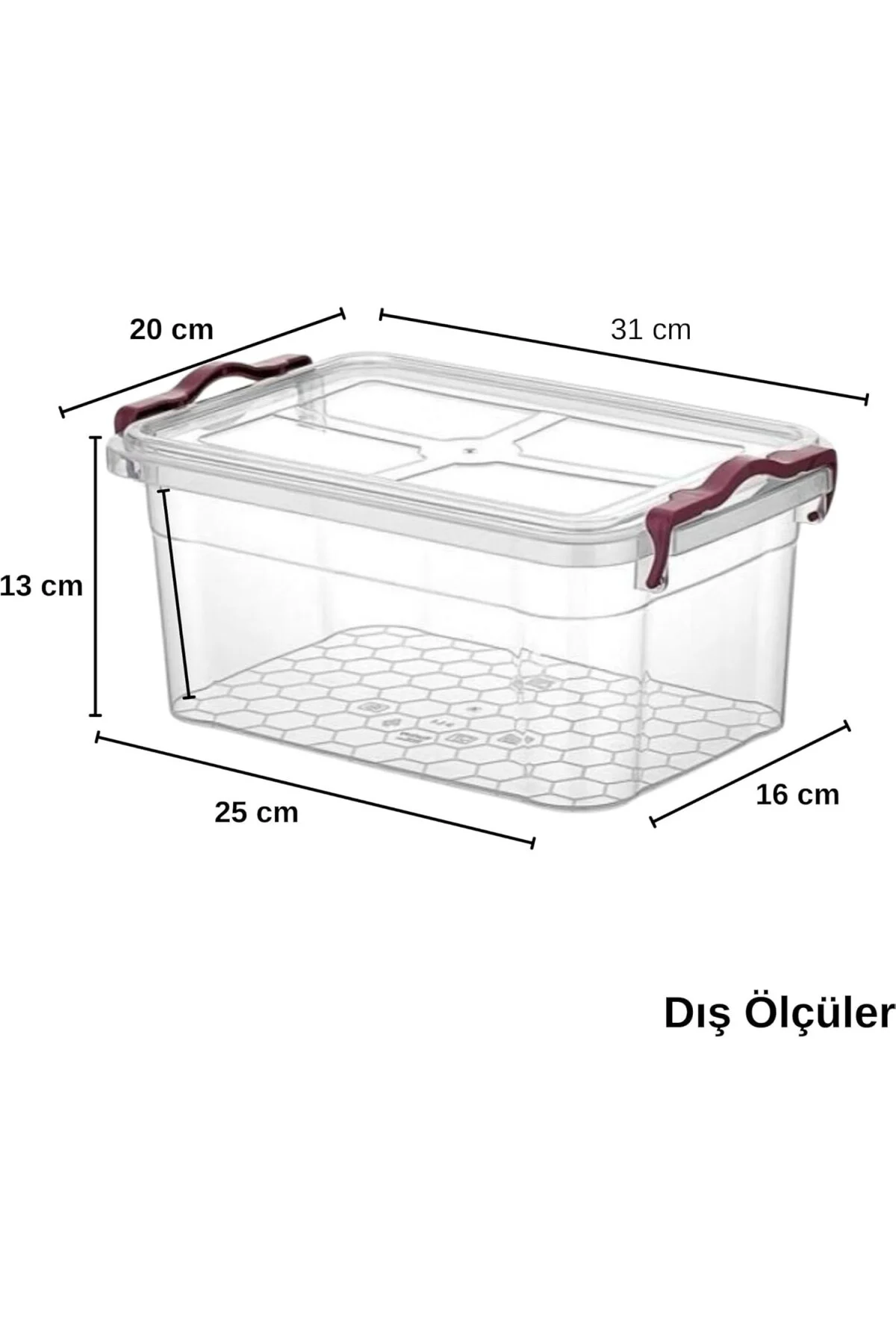 5 L Dikdörtgen Şeffaf Plastik Saklama Kabı, Kapaklı, İstiflenebilir, Çıt Çıt Kapaklı Depo 5 L Dikdörtgen Şeffaf Plastik Saklama Kabı, Kapaklı, İstiflenebilir, Çıt Çıt Kapaklı Depo