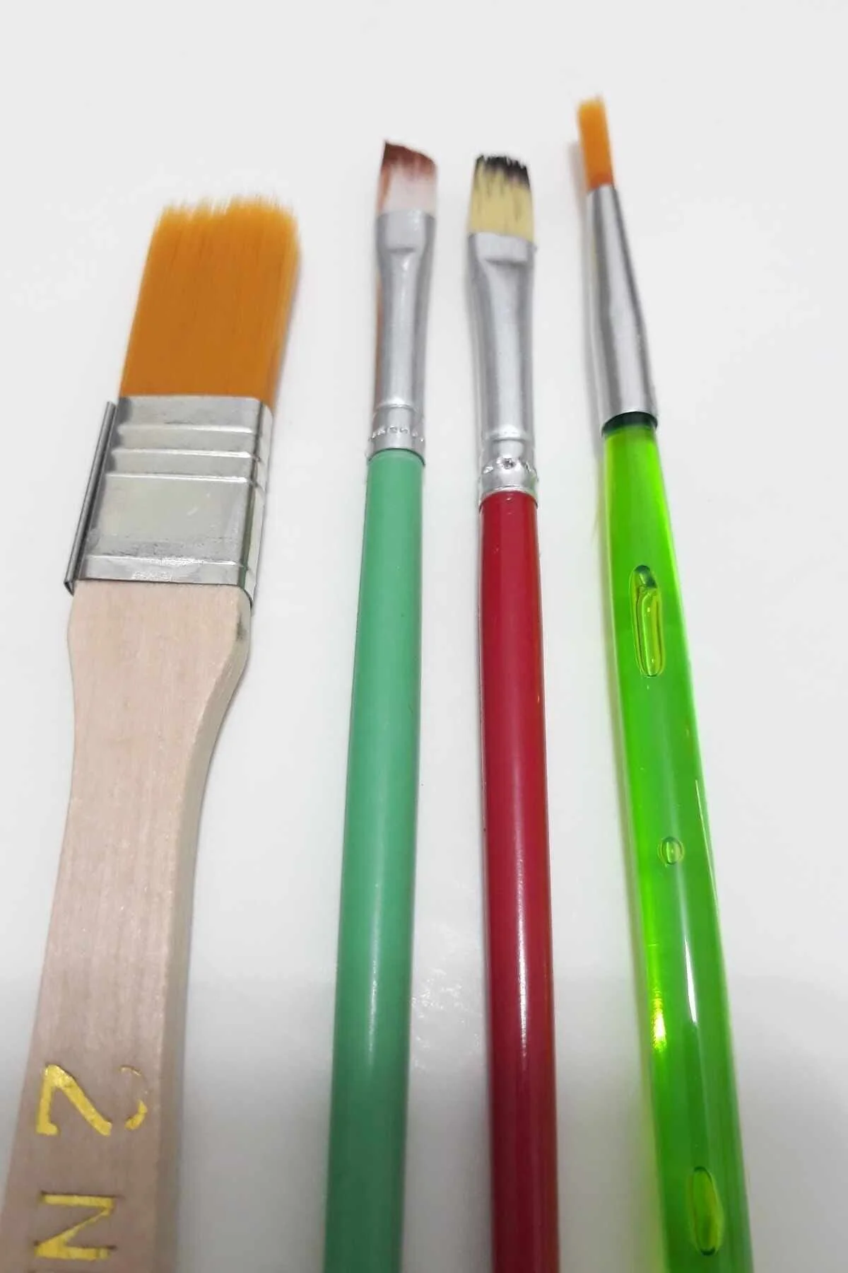 5 Li Metal Spatula Seti Zemin Fırçası Boya Fırçası Akrilik Yağlı 