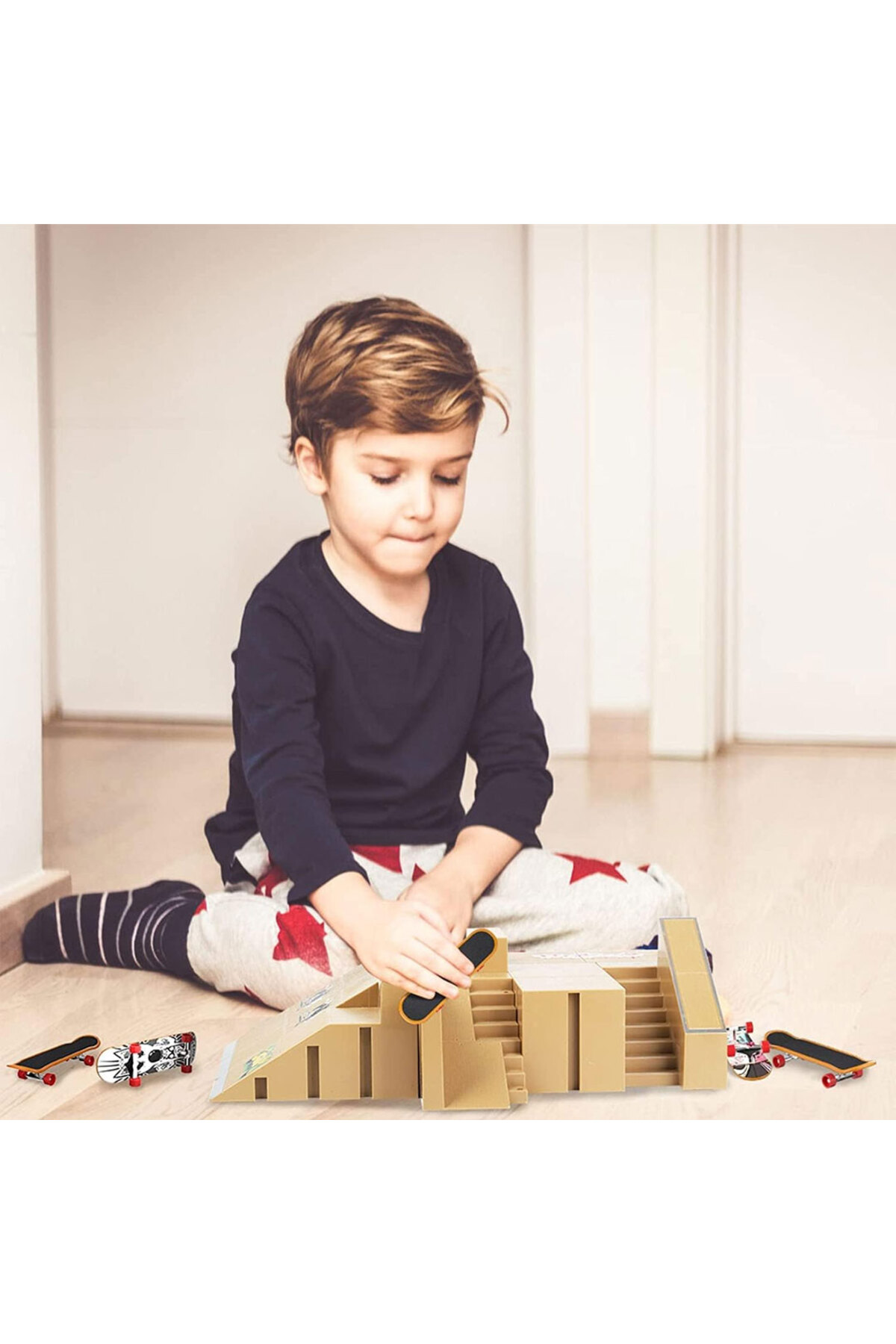 Oyuncak Store 5 Li Parmak Kaykay Başlangıç Seti Skatebord 36 Pcs Söktak Anahtar