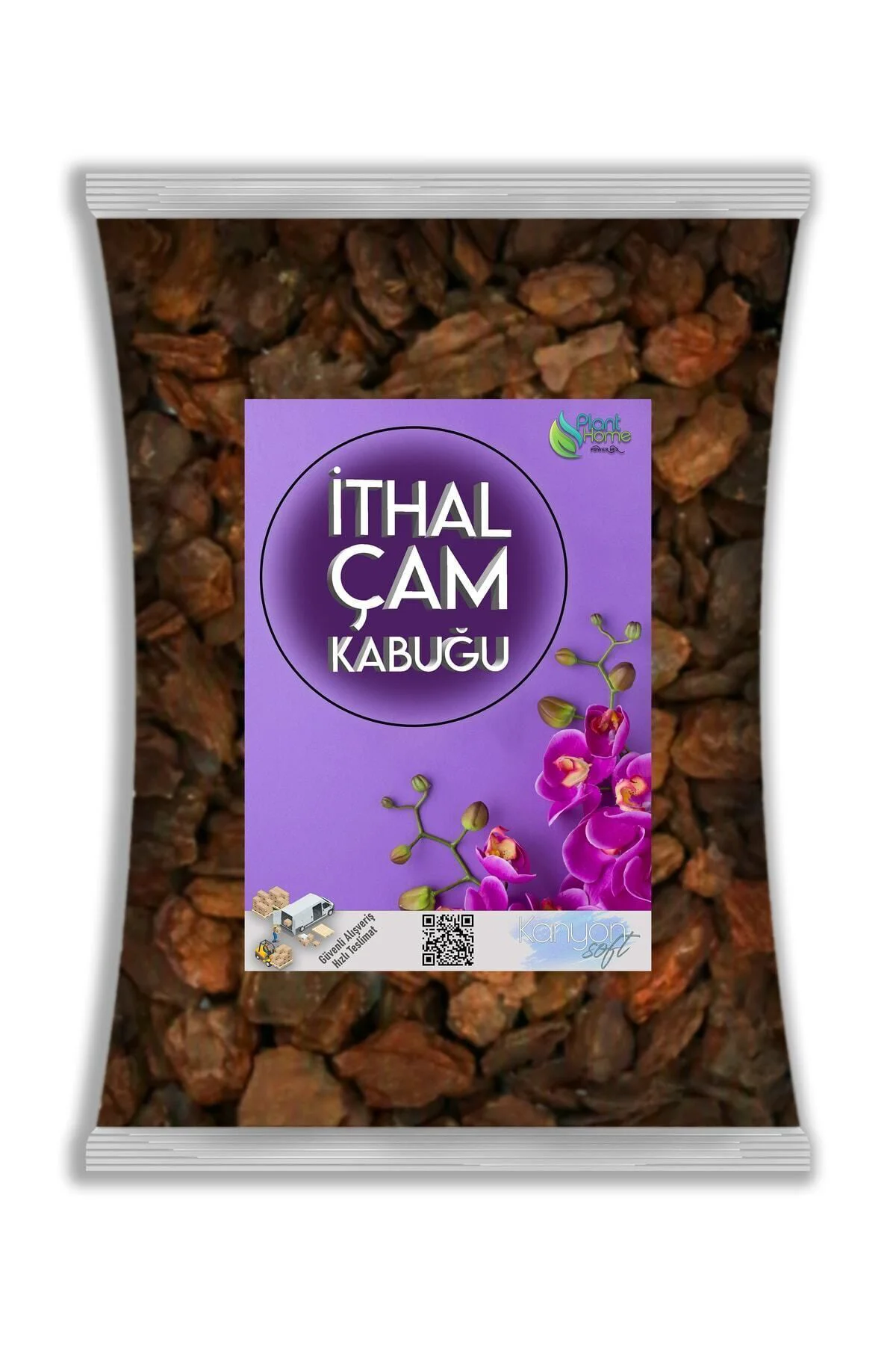 5 Litre Ithal Çam Kabuğu - Ithal Orkide Toprağı - Tossuz Elenmiş 