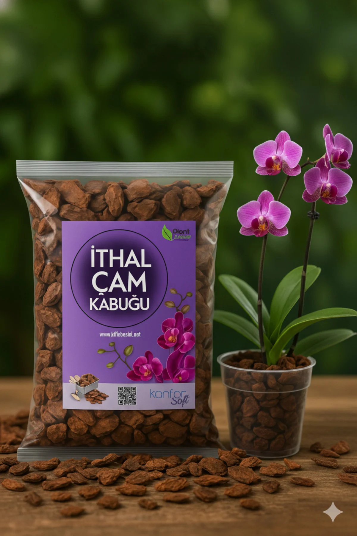 5 Litre Ithal Çam Kabuğu - Ithal Orkide Toprağı - Tossuz Elenmiş 