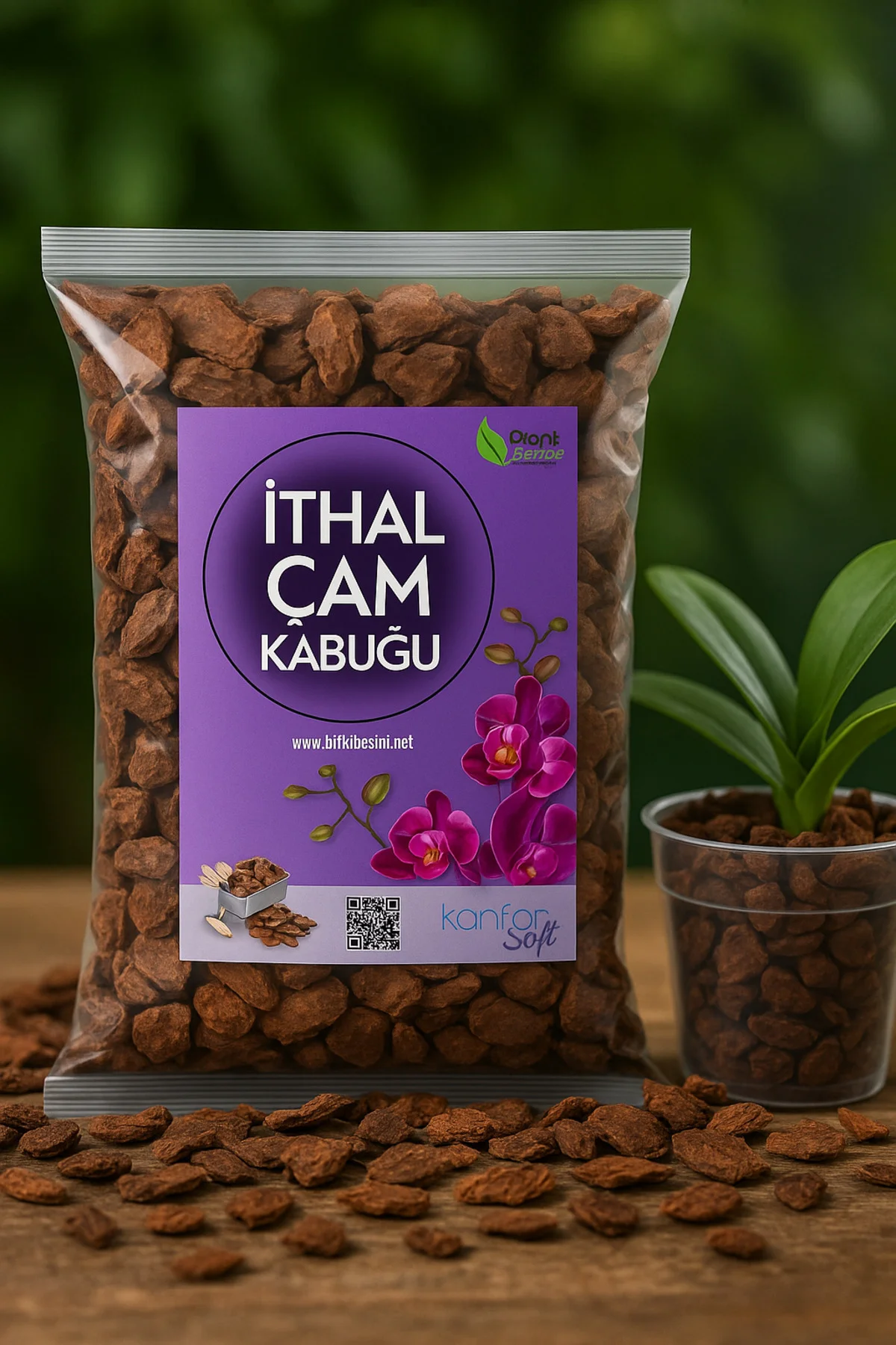 5 Litre Ithal Çam Kabuğu - Ithal Orkide Toprağı - Tossuz Elenmiş 