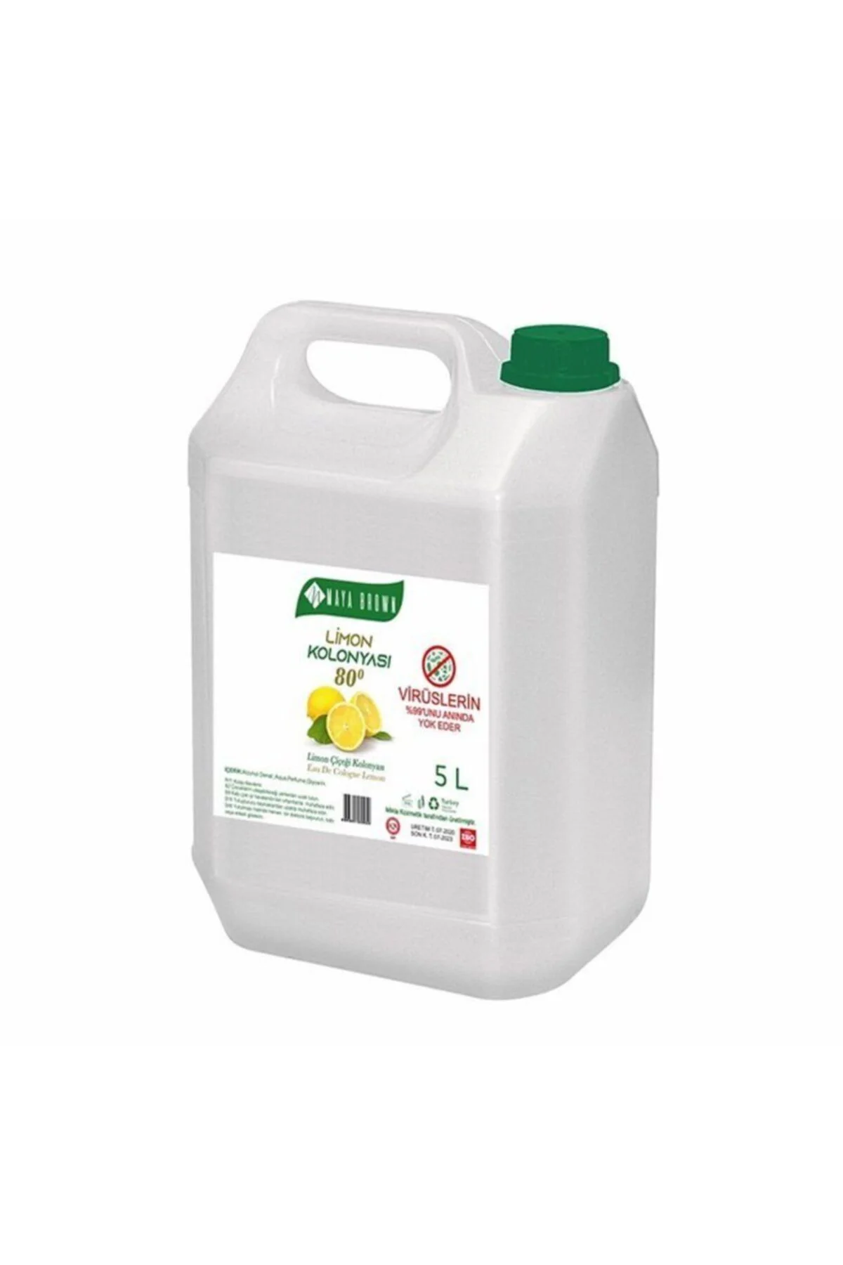 5 Lt. 80 Derece Limon Kolonyası
