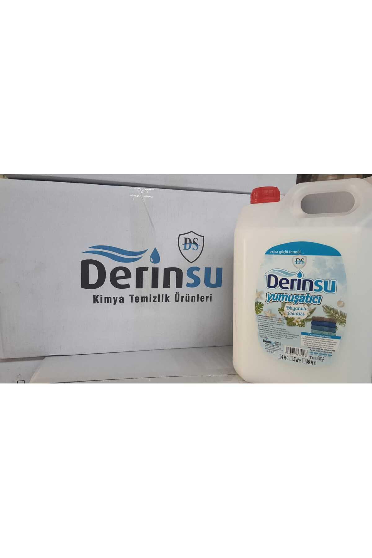 Derinsu Kimya 5 Lt Beyaz Sabun Kokulu Yumuşatici
