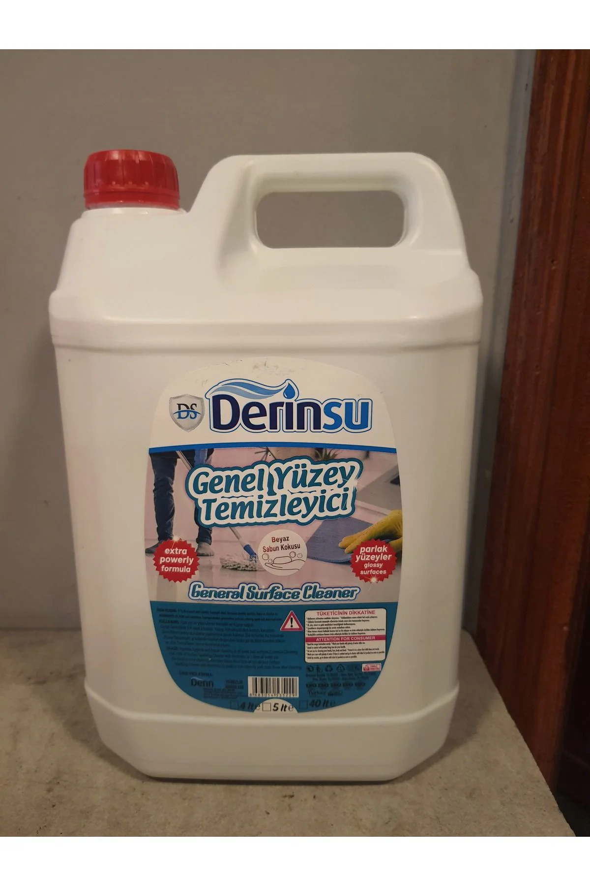 5 LT BEYAZ SABUN KOKULU YÜZEY TEMİZLEYİCİ 5 LT BEYAZ SABUN KOKULU YÜZEY TEMİZLEYİCİ