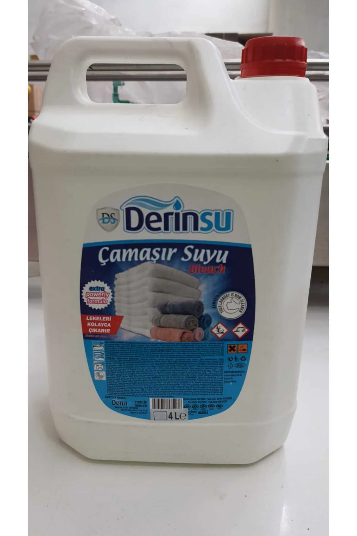 5 LT ÇAMAŞIR SUYU 5LTX4 ADET (20 LT ) 5 LT ÇAMAŞIR SUYU 5LTX4 ADET (20 LT )
