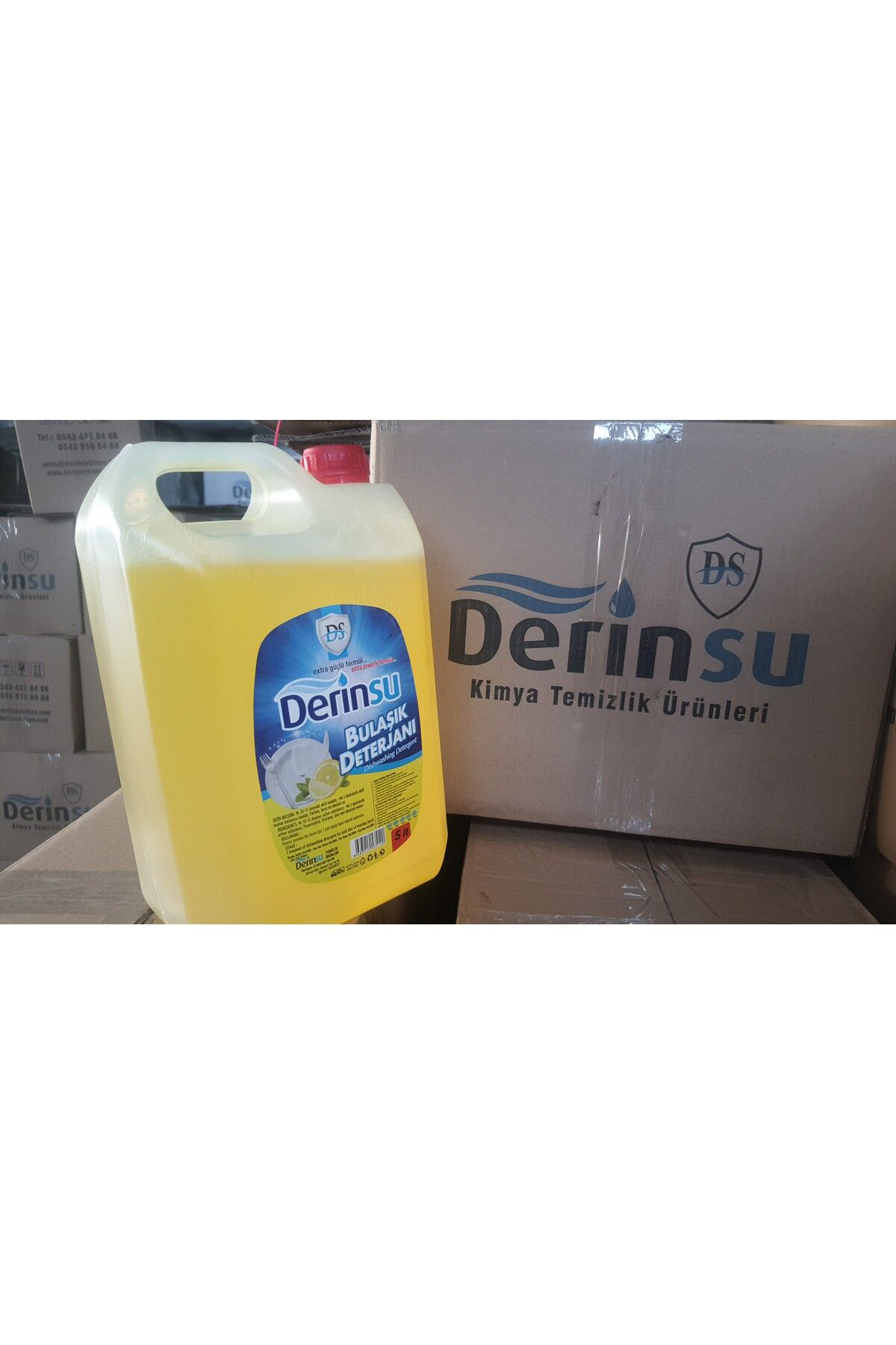 5 Lt Ds Elde Bulaşık Deterjanı Güçlü Formül 30 Kğ Deterjana Eş Değer