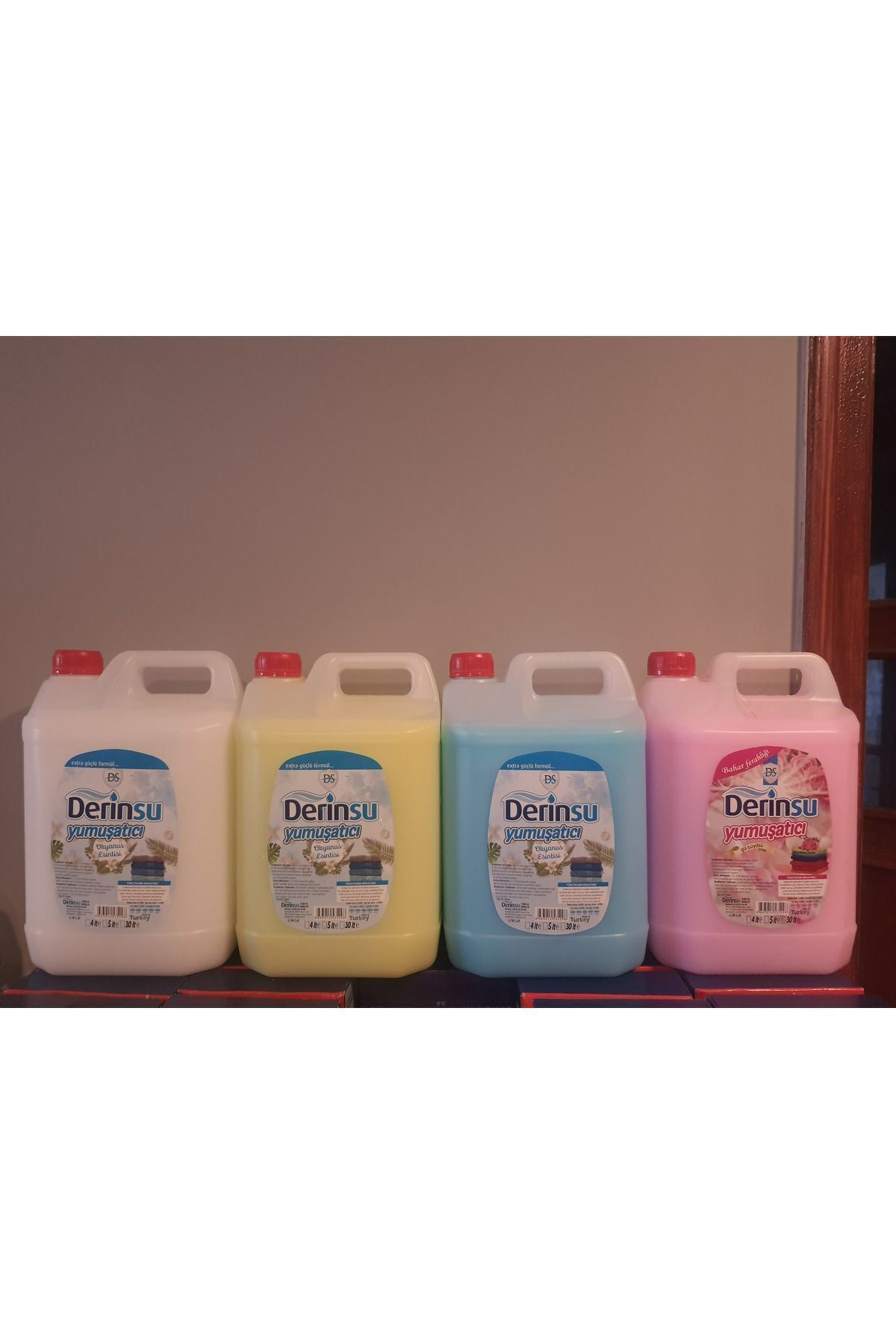 Derinsu Kimya 5 Lt Limon Yumuşatici+Extra Pink Baby Soft Okyanus Kokulu