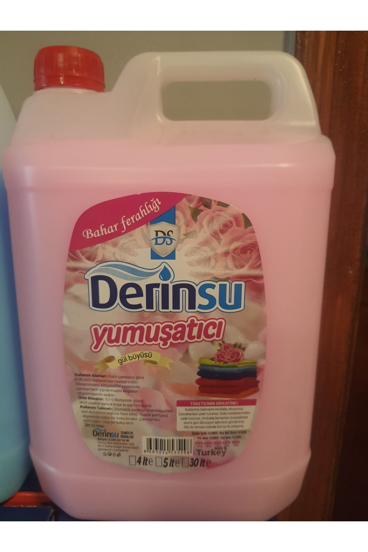 Derinsu Kimya 5 Lt Limon Yumuşatici+Extra Pink Baby Soft Okyanus Kokulu