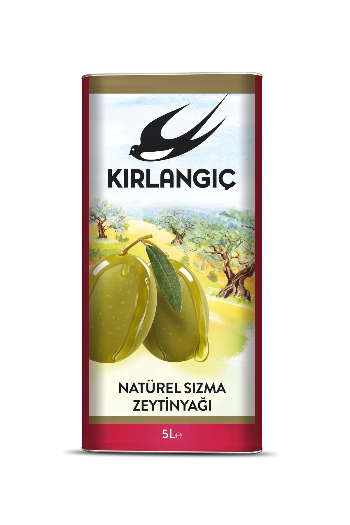 5 Lt Natürel Sızma Zeytinyağı Teneke