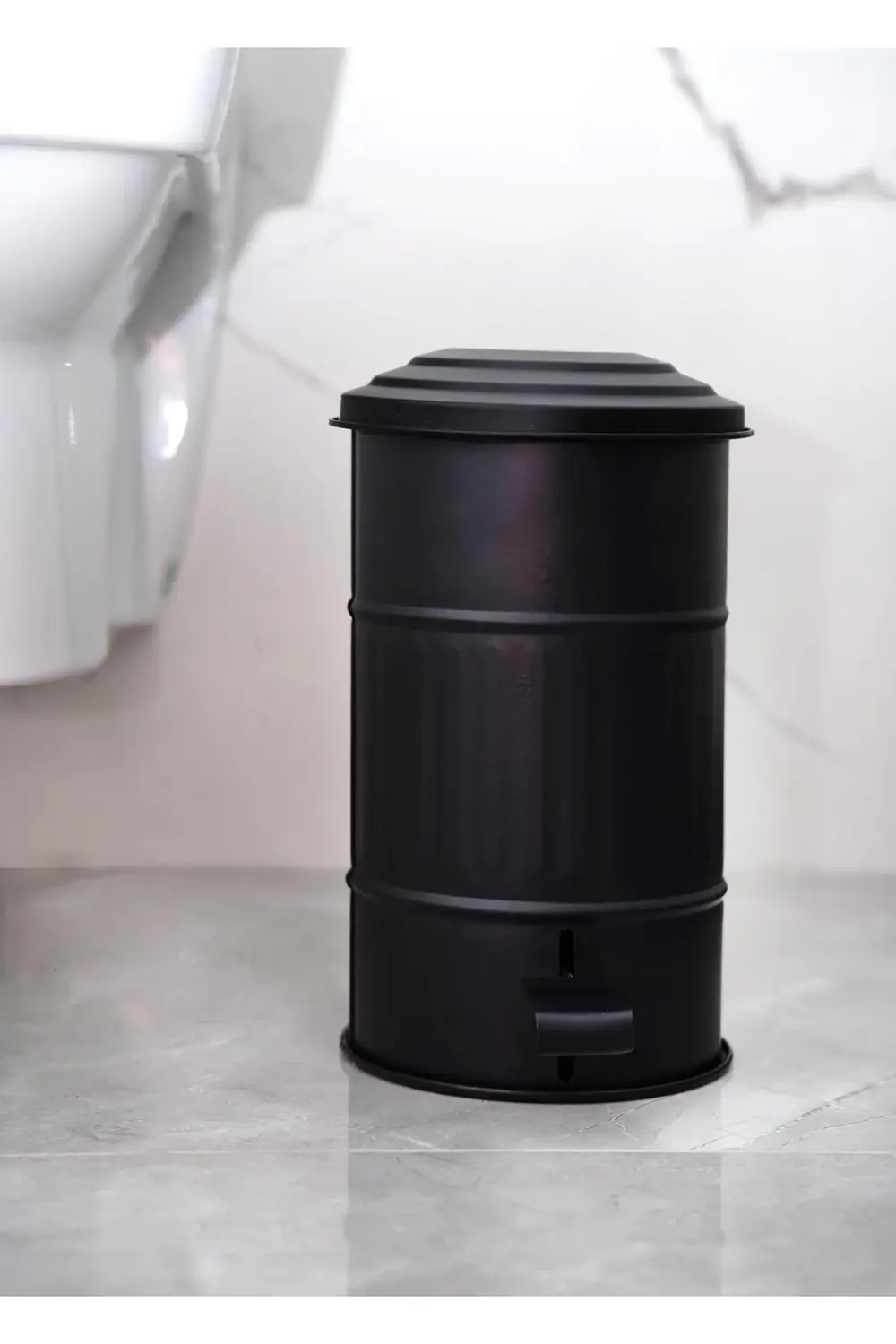 . 5 Lt. Pedallı Banyo Çöp Kovası Siyah