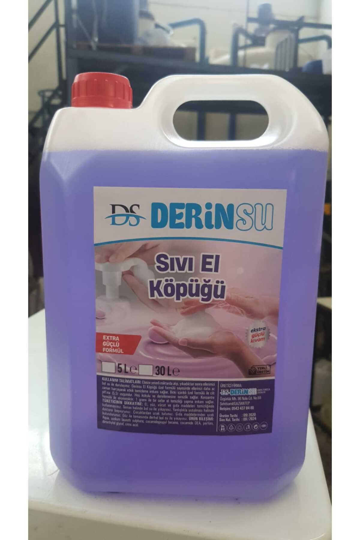5 LT SIVI EL KÖPÜĞÜ 5 LT X4 ADET (20 LT )