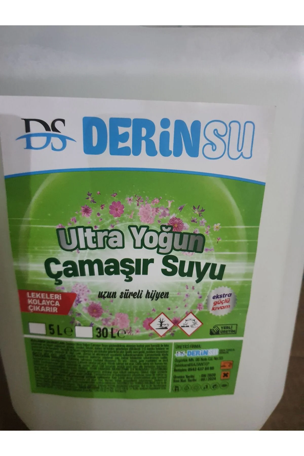 5 LT ULTRA YOĞUN ÇAMAŞIR SUYU 5 LT ULTRA YOĞUN ÇAMAŞIR SUYU