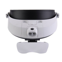 5 Mercekli Çok Fonksiyonlu Başlık Tip Işıklı Büyüteç Mg-81001-G 5 Mercekli Çok Fonksiyonlu Başlık Tip Işıklı Büyüteç Mg-81001-G